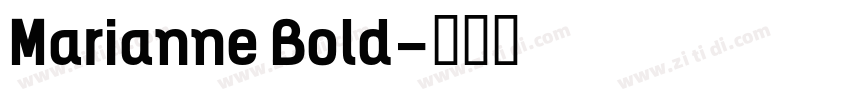 Marianne Bold字体转换
